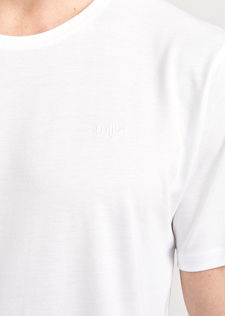 HERREN WOODSHIRT WHITE