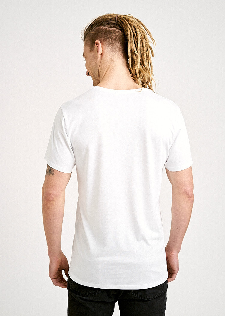 HERREN WOODSHIRT WHITE