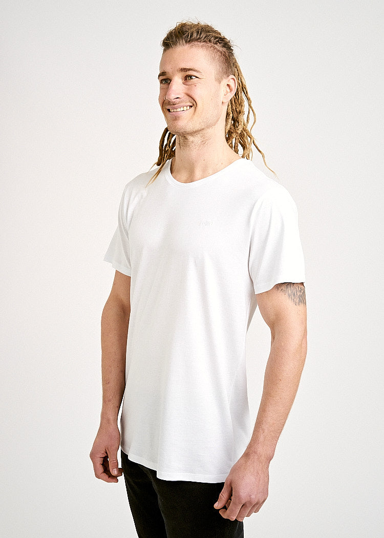HERREN WOODSHIRT WHITE