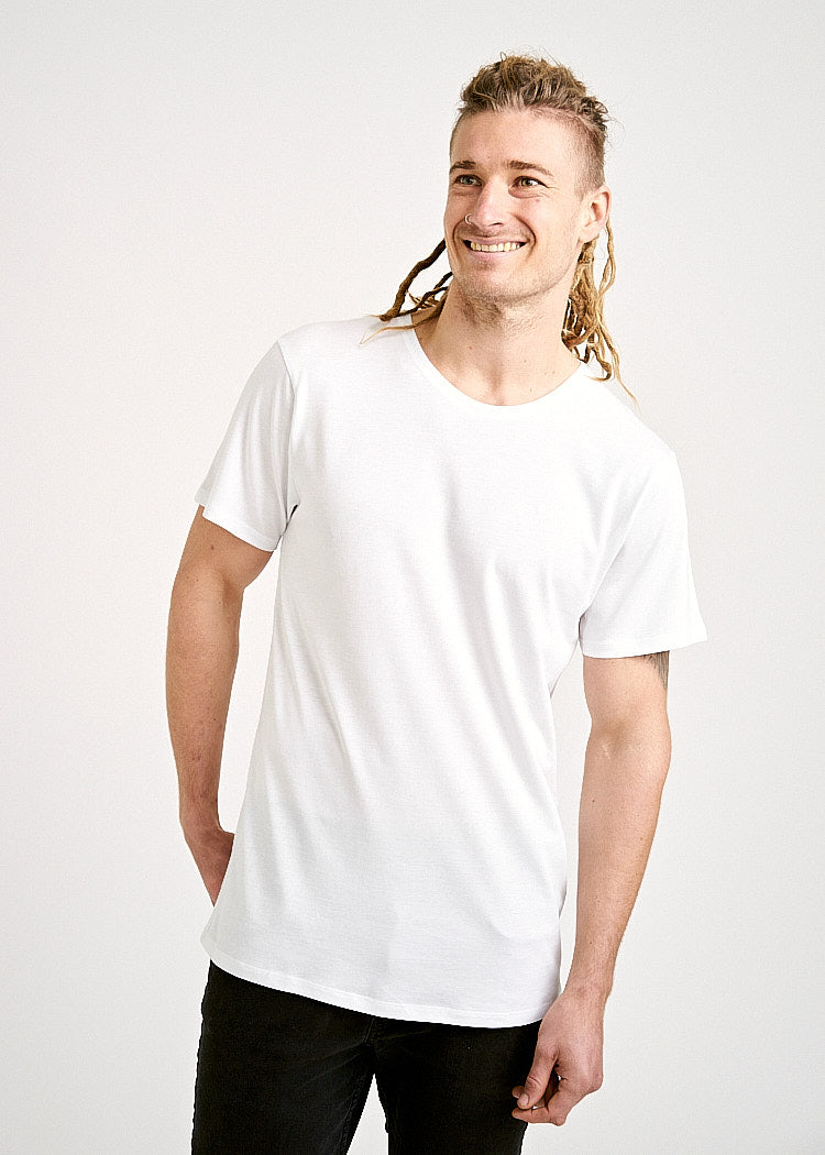HERREN WOODSHIRT WHITE