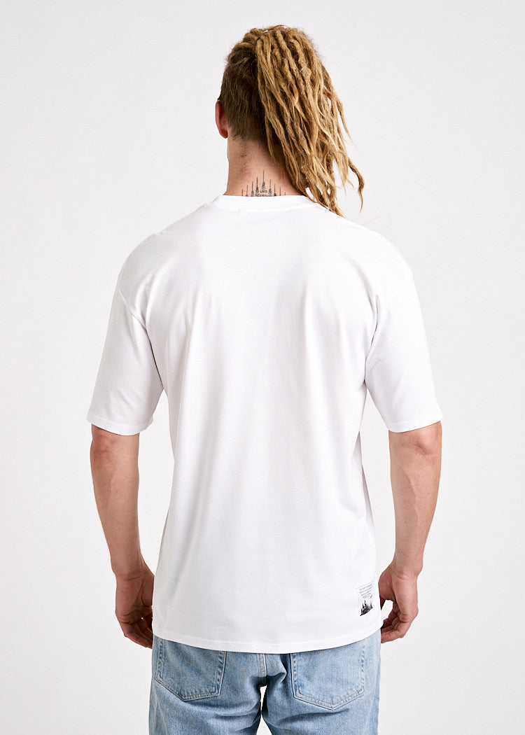 HERREN WOODSHIRT OVERCUT JAMES BRIGHT WHITE