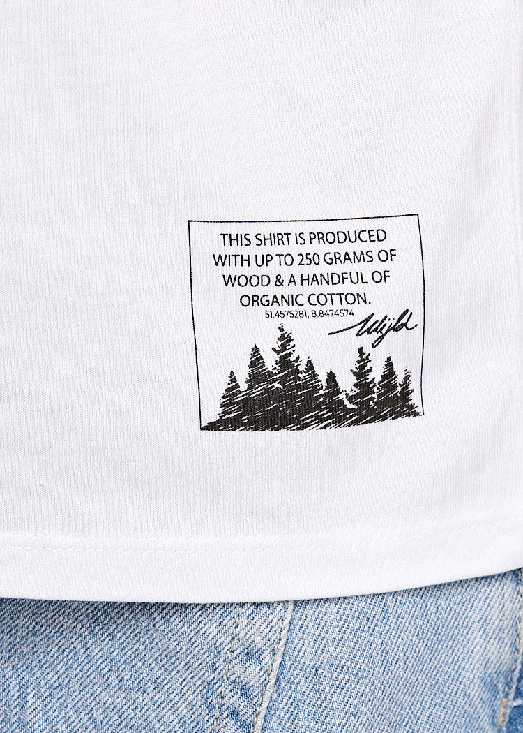 HERREN WOODSHIRT OVERCUT JAMES BRIGHT WHITE