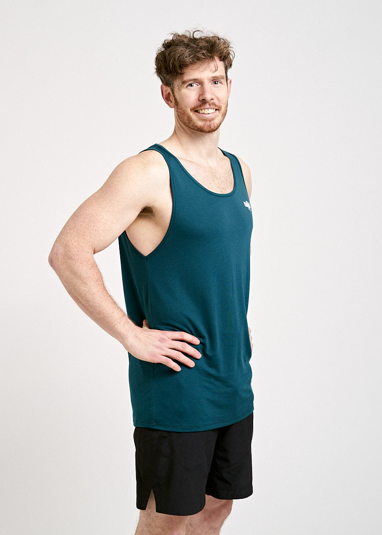 MEN'S SPORT TANK TOP PETROL