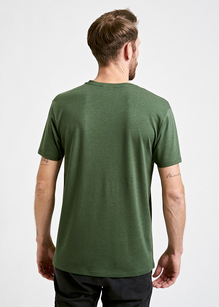 MEN'S WOODSHIRT V-NECK ALEX BLACK FOREST