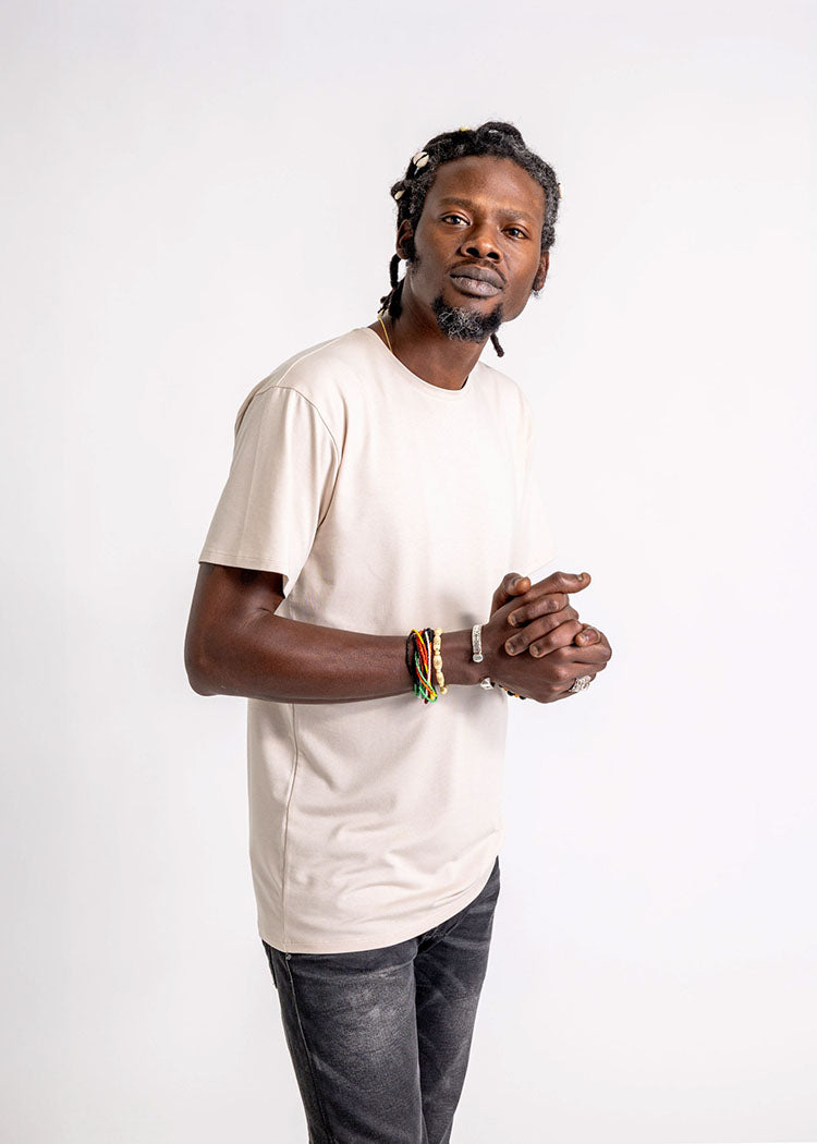 MEN'S WOODSHIRT LOOSE TEE PALE