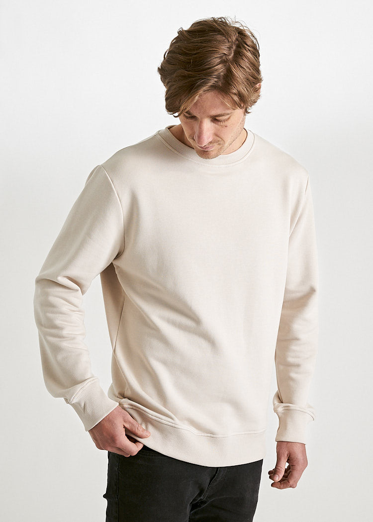 HERREN SWEATER TILL PUMICE STONE