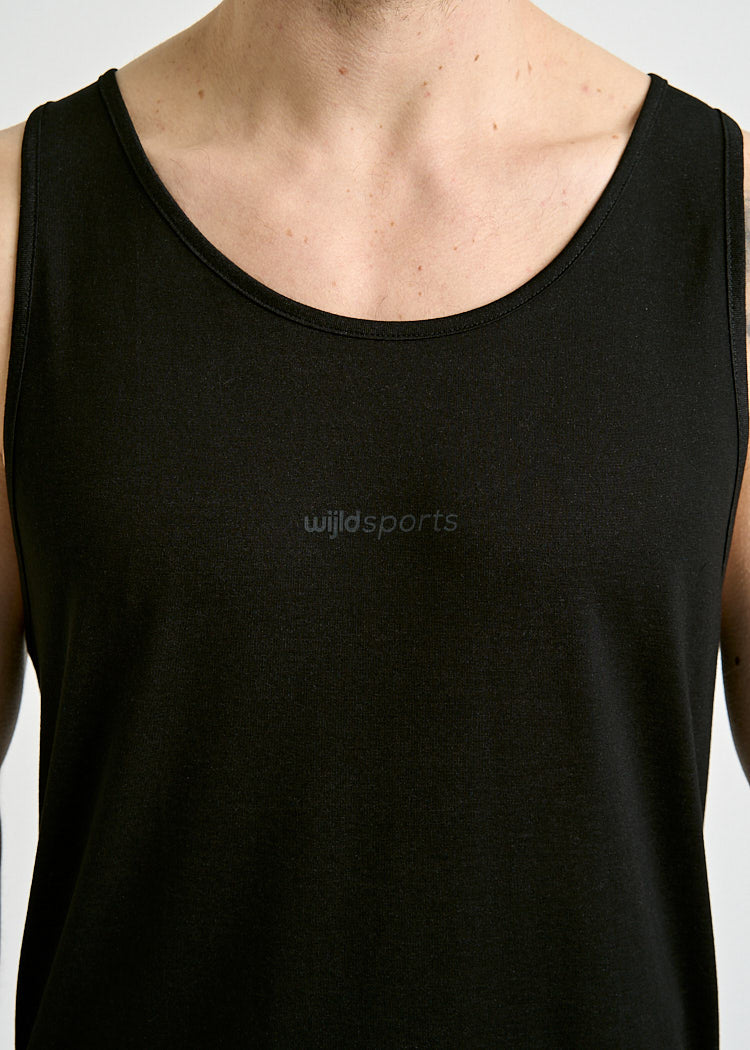 HERREN SPORT TANK TOP PETER BLACK GRAY