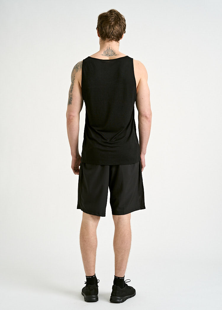 HERREN SPORT TANK TOP PETER BLACK GRAY