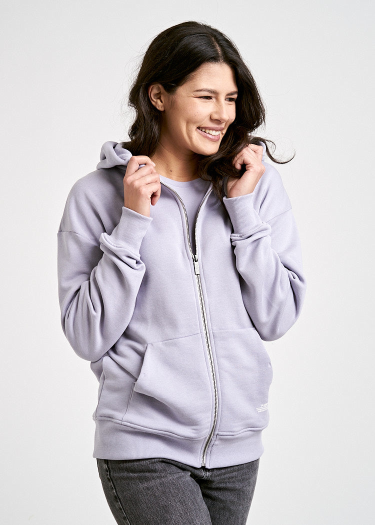 DAMEN SWEATJACKE LAVENDER AURA