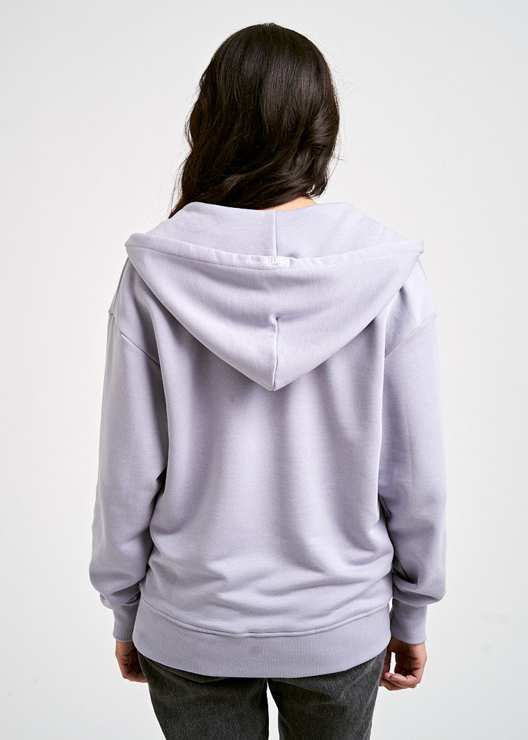 DAMEN SWEATJACKE LAVENDER AURA