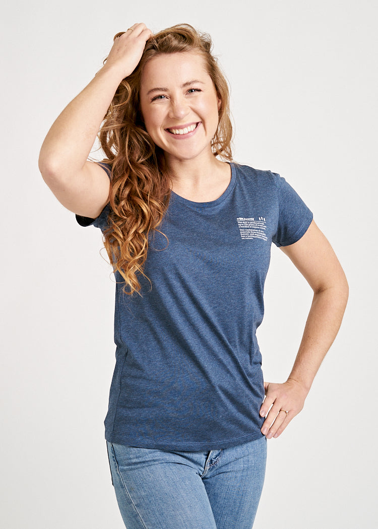 DAMES WOODSHIRT SARAH WIJLD TYPO