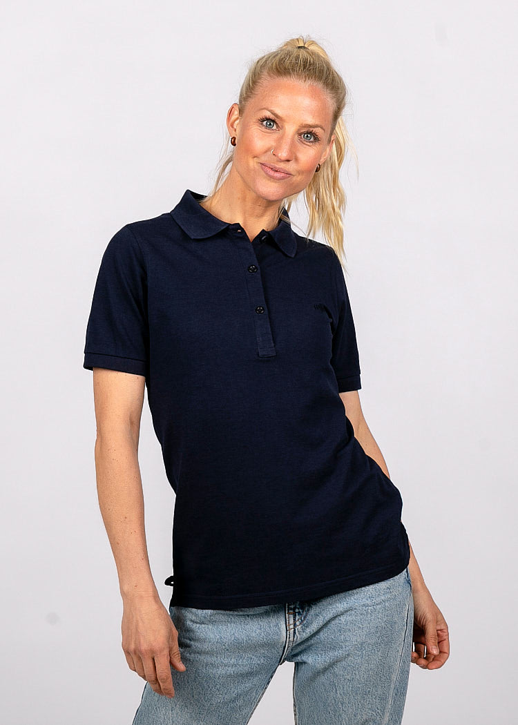 Polo da donna blu marittimo