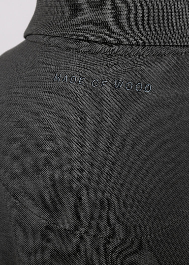 LADIES POLO SHIRT DARK GRAY