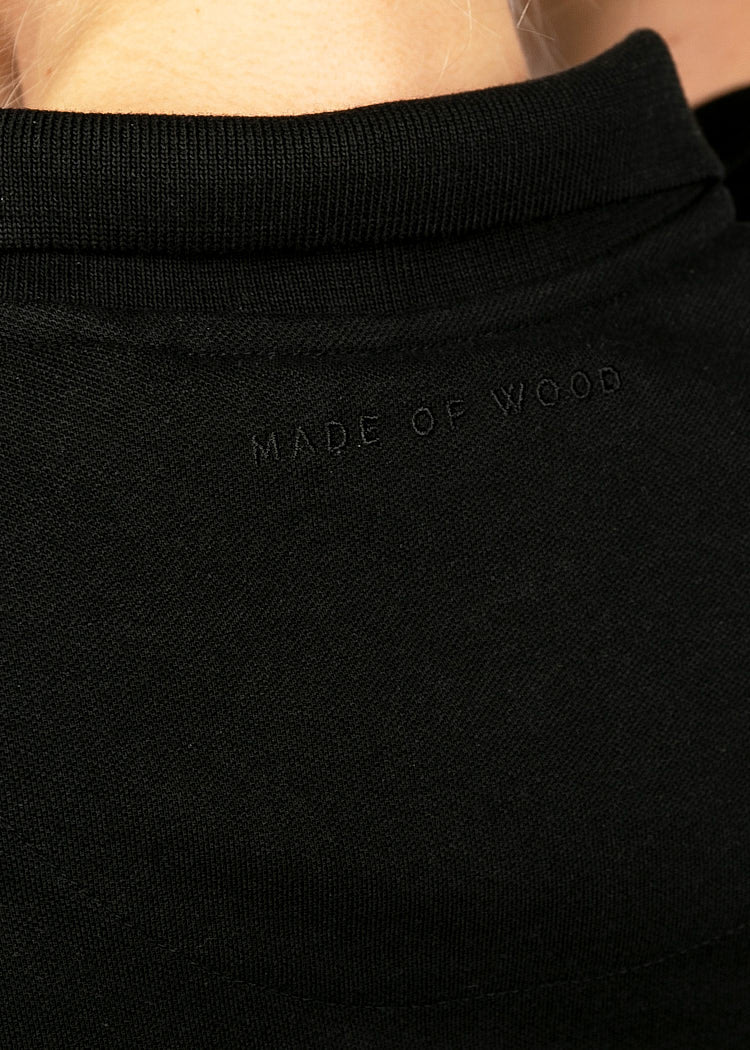 DAMEN POLO-KLEID BLACK