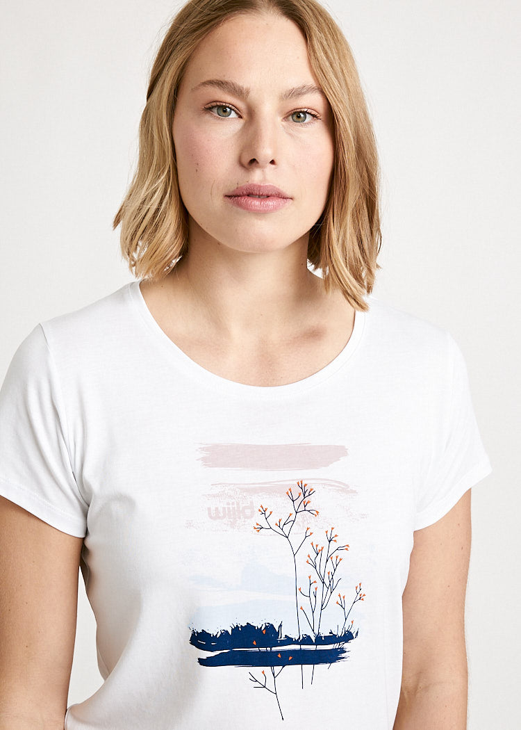 WOMEN'S WOODSHIRT SLIM SARAH SKYSTRIPES