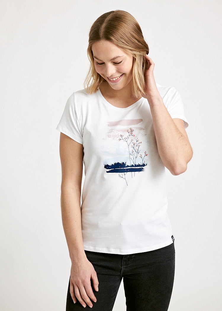 WOMEN'S WOODSHIRT SLIM SARAH SKYSTRIPES