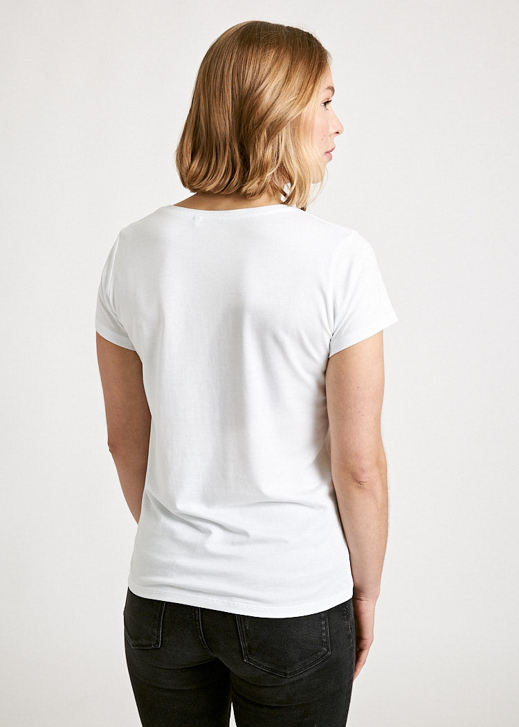 WOMEN'S WOODSHIRT SLIM SARAH SKYSTRIPES