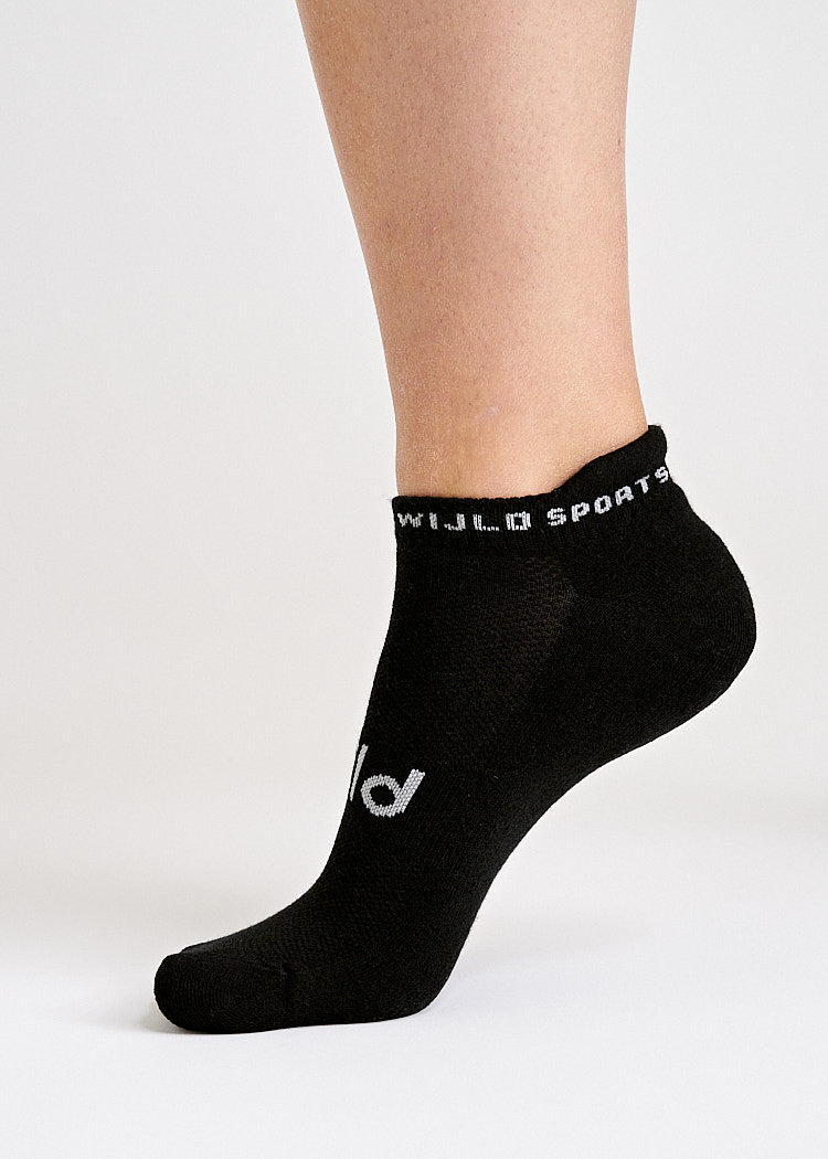 WOODSOCKS® SPORTSOCKEN SNEAKER BLACK