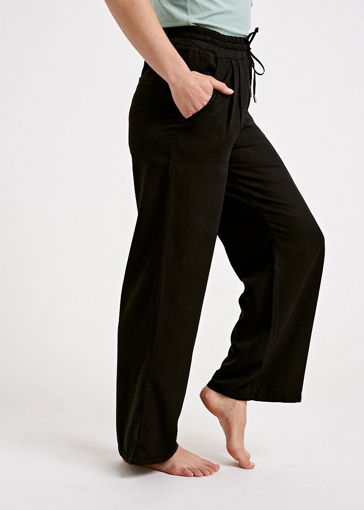 DAMEN TWILL HOSE AMBER BLACK