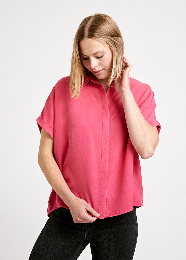 BLUSA DE SARGA PARA MUJER VIVA MAGENTA