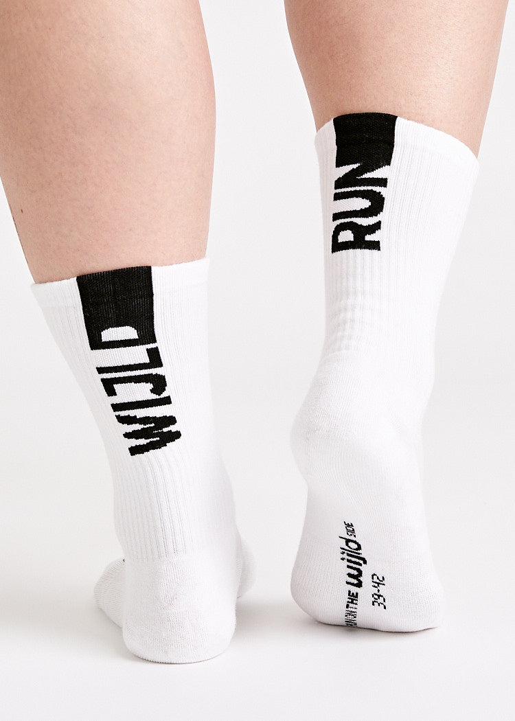 WOODSOCKS® TENNISSOCKEN RUN WIJLD BRIGHT WHITE