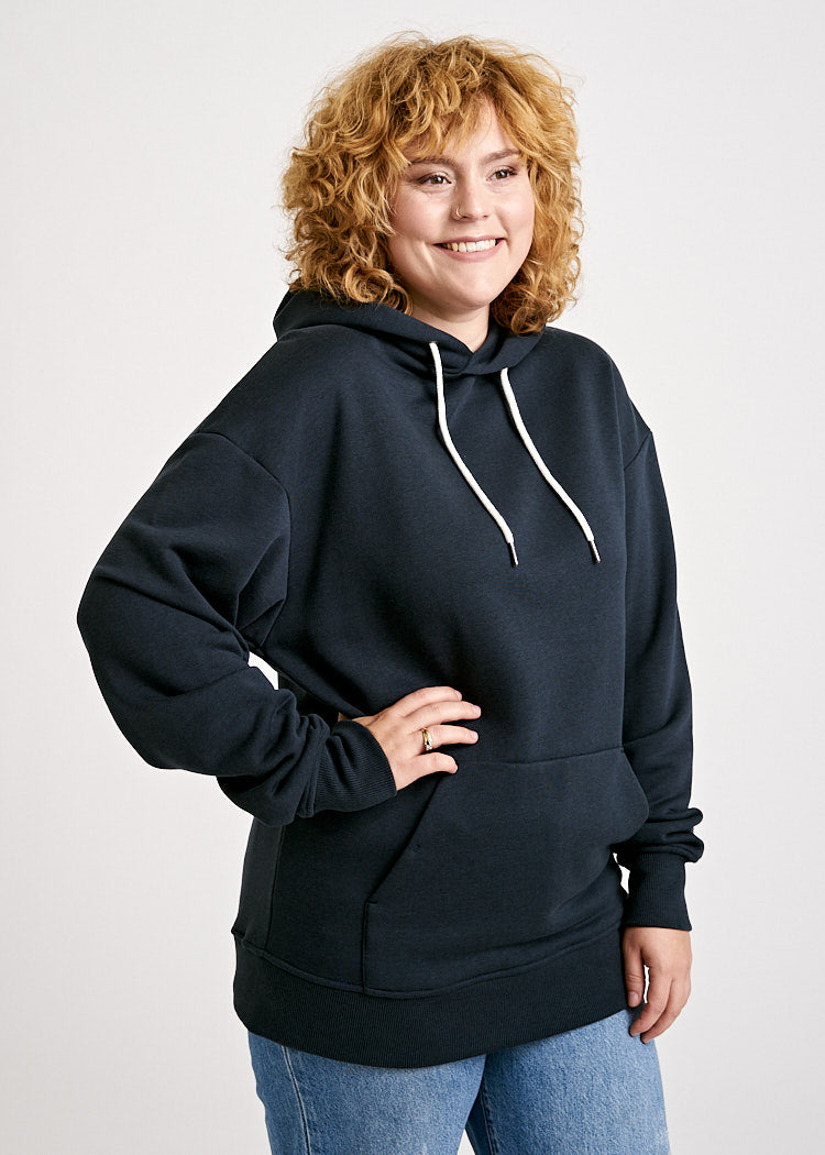 DAMEN HOODIE CARBON