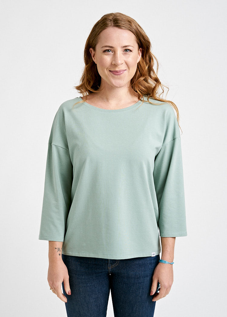 DAMEN LANGARMSHIRT GREEN BAY