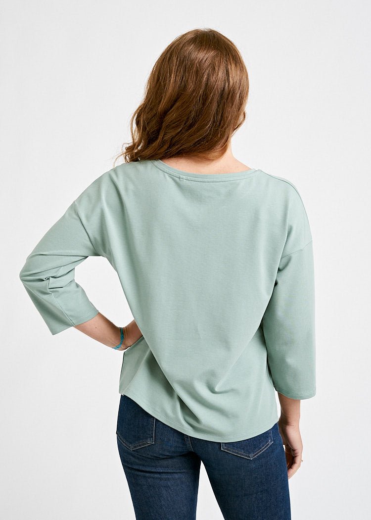 DAMEN LANGARMSHIRT GREEN BAY