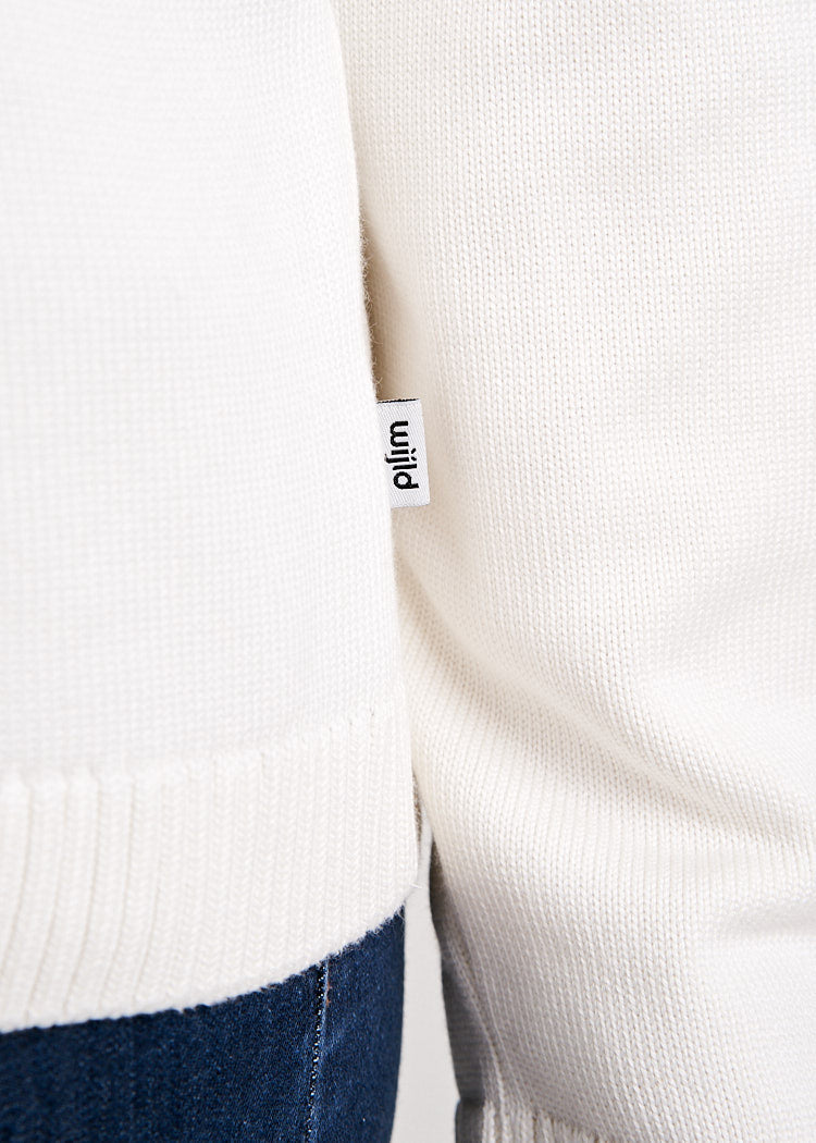 DAMEN STRICKPULLOVER IVORY