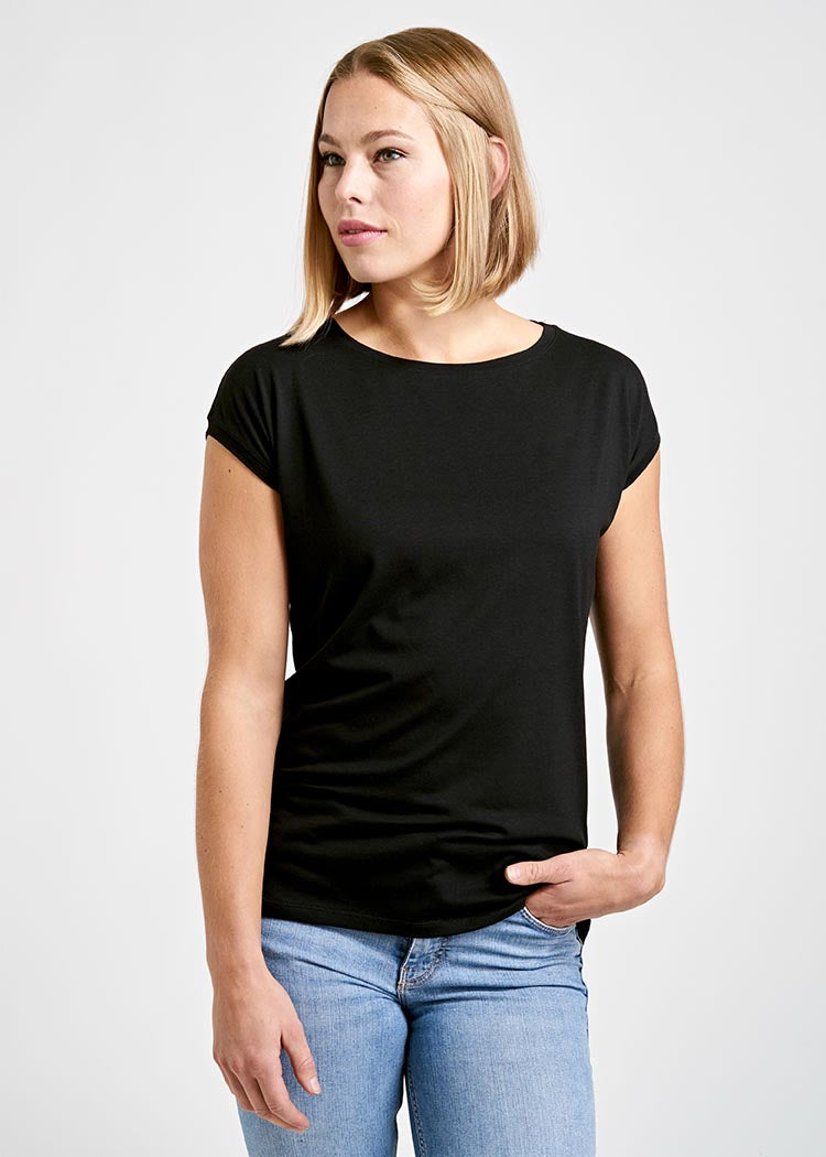 WOMEN'S WOODSHIRT KIMONO ELENA BLACK