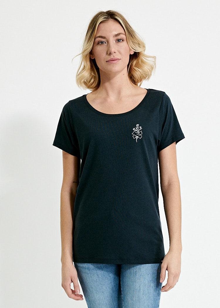 WOMEN'S WOODSHIRT REGULAR LENA FLOWERPATCH