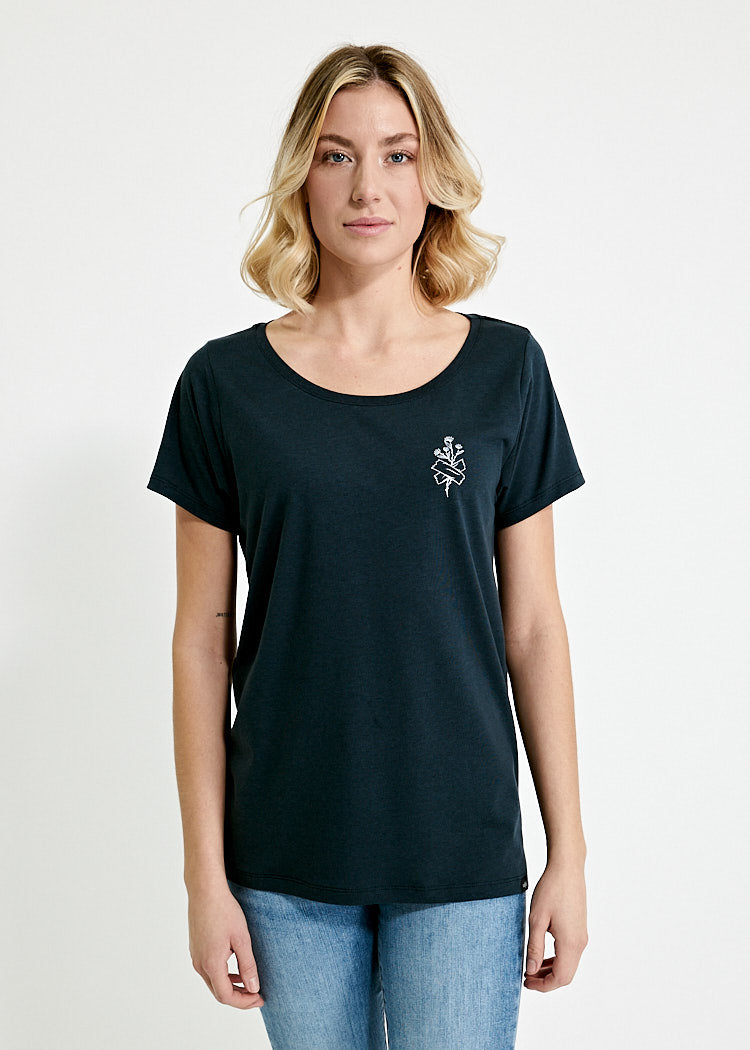 WOMEN'S WOODSHIRT REGULAR LENA FLOWERPATCH