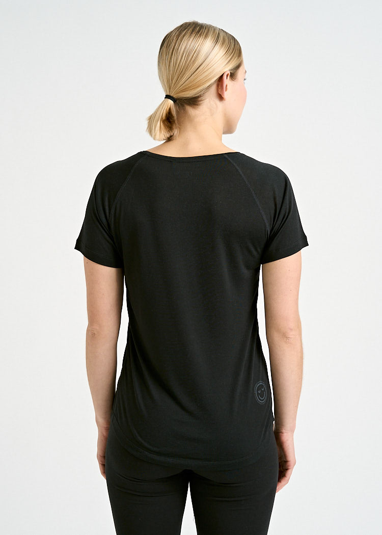 DAMEN SPORTSHIRT BLACK "CARLA"