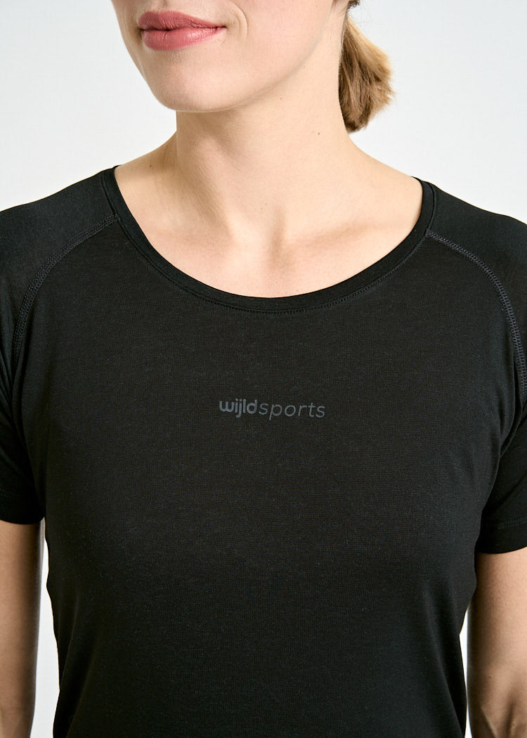 DAMEN SPORTSHIRT BLACK "CARLA"