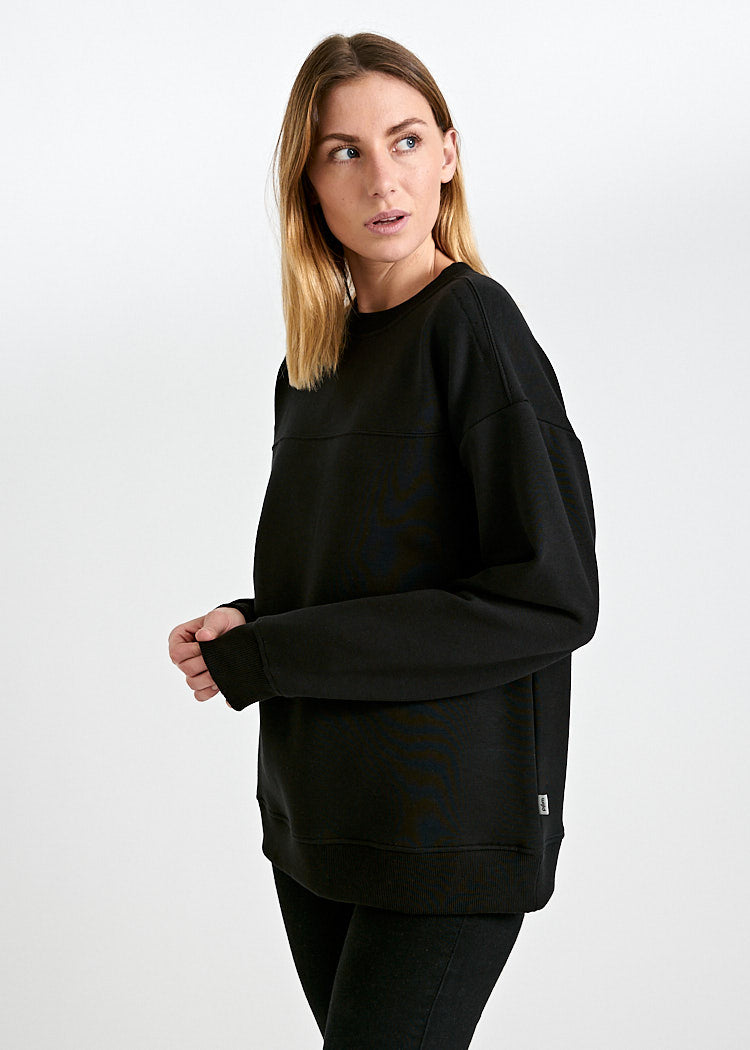 DAMEN SWEATER STEHKRAGEN MARIE BLACK