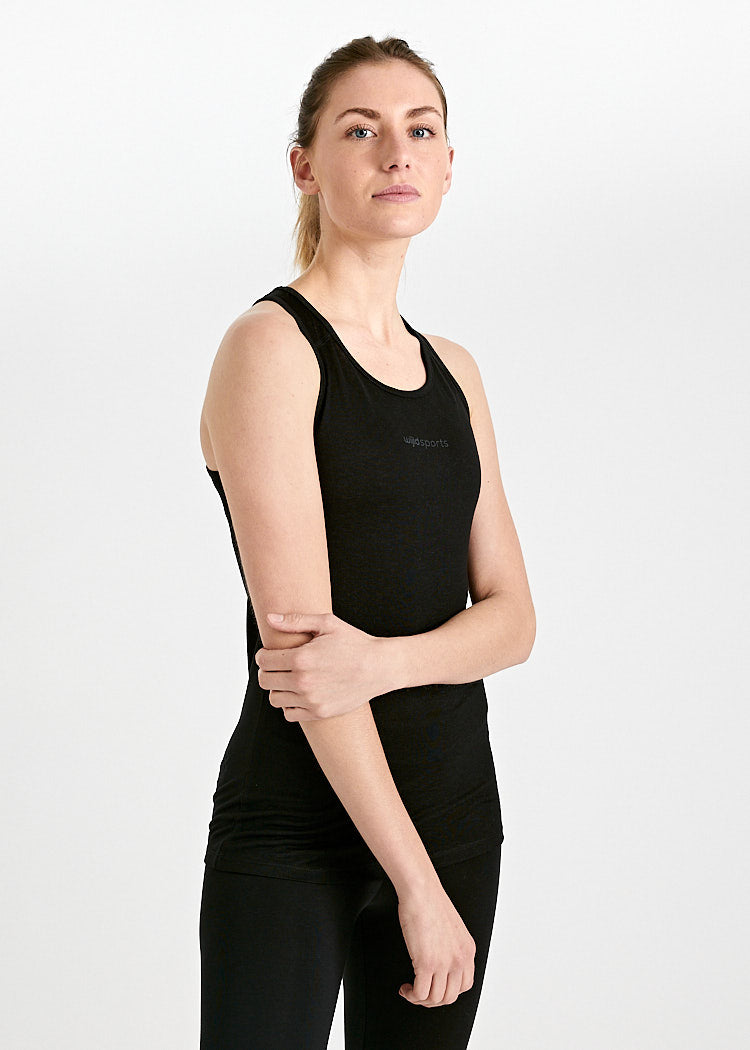 DAMEN SPORTSHIRT TOP MARGA BLACK GRAY
