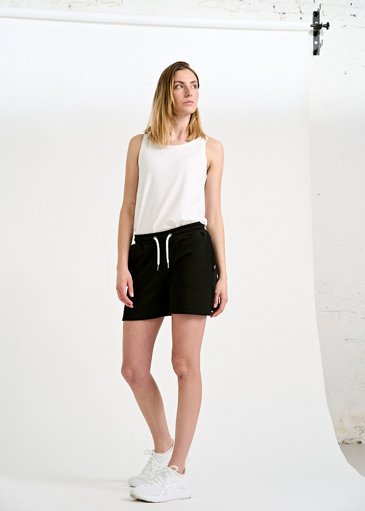 DAMEN SWEAT SHORTS BLACK