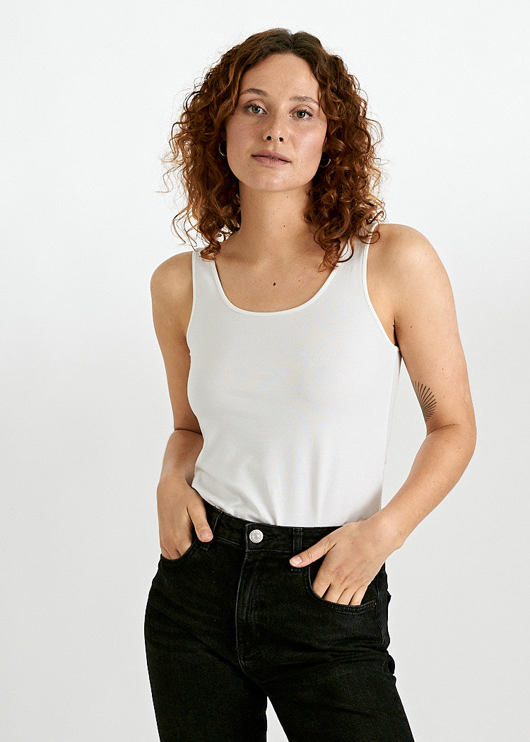 WOMEN'S TANK TOP MELANIE BRIGHT WHITE