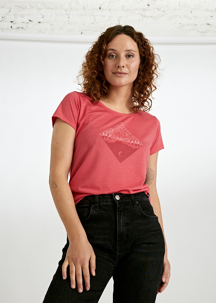 WOMEN'S WOODSHIRT SLIM SARAH SQUARELANDSCAPE