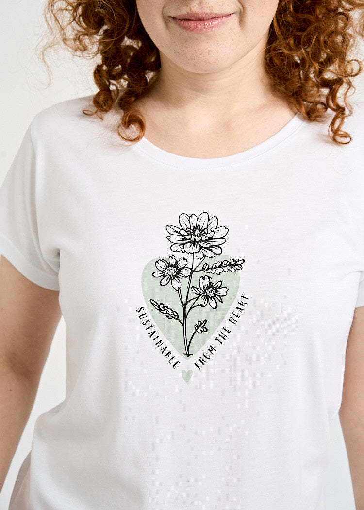 WOMEN'S WOODSHIRT SLIM SARAH SUSTAINABLE HEART