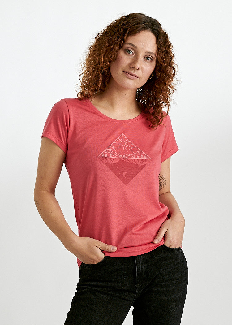 WOMEN'S WOODSHIRT SLIM SARAH SQUARELANDSCAPE