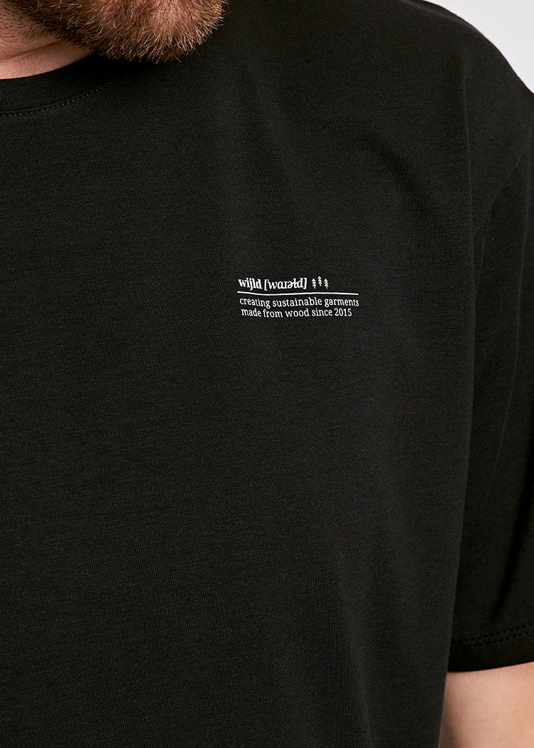 MEN'S WOODSHIRT LOOSE TIMO BLACK