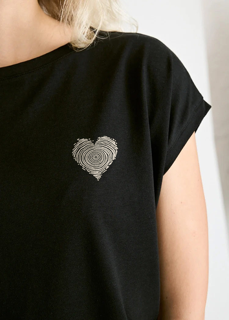 DAMEN WOODSHIRT ELENA LOVELY WOODHEART
