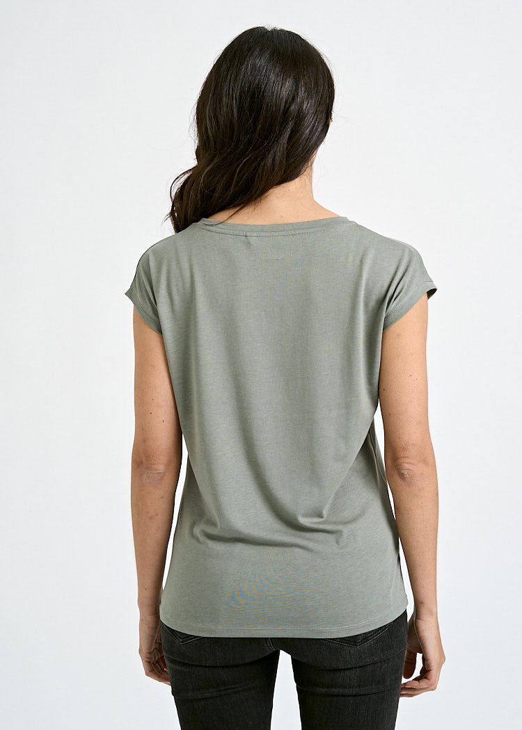 DAMEN WOODSHIRT ELENA AGAVE GREEN
