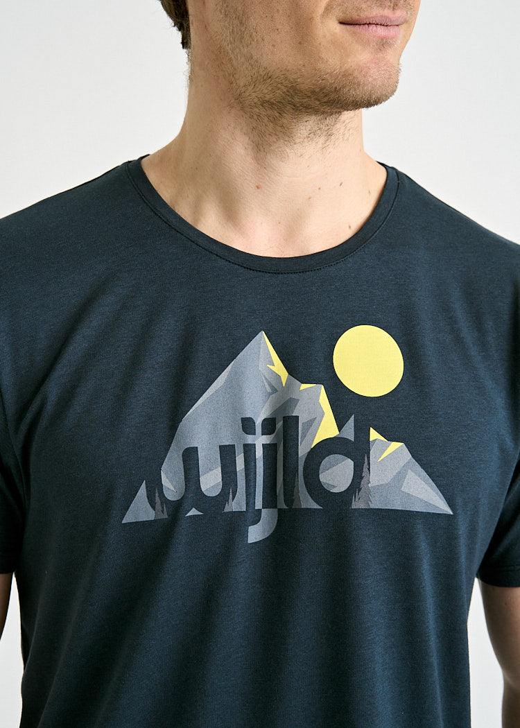 HERREN WOODSHIRT ALEX GRAPHIC MOUNTAINS