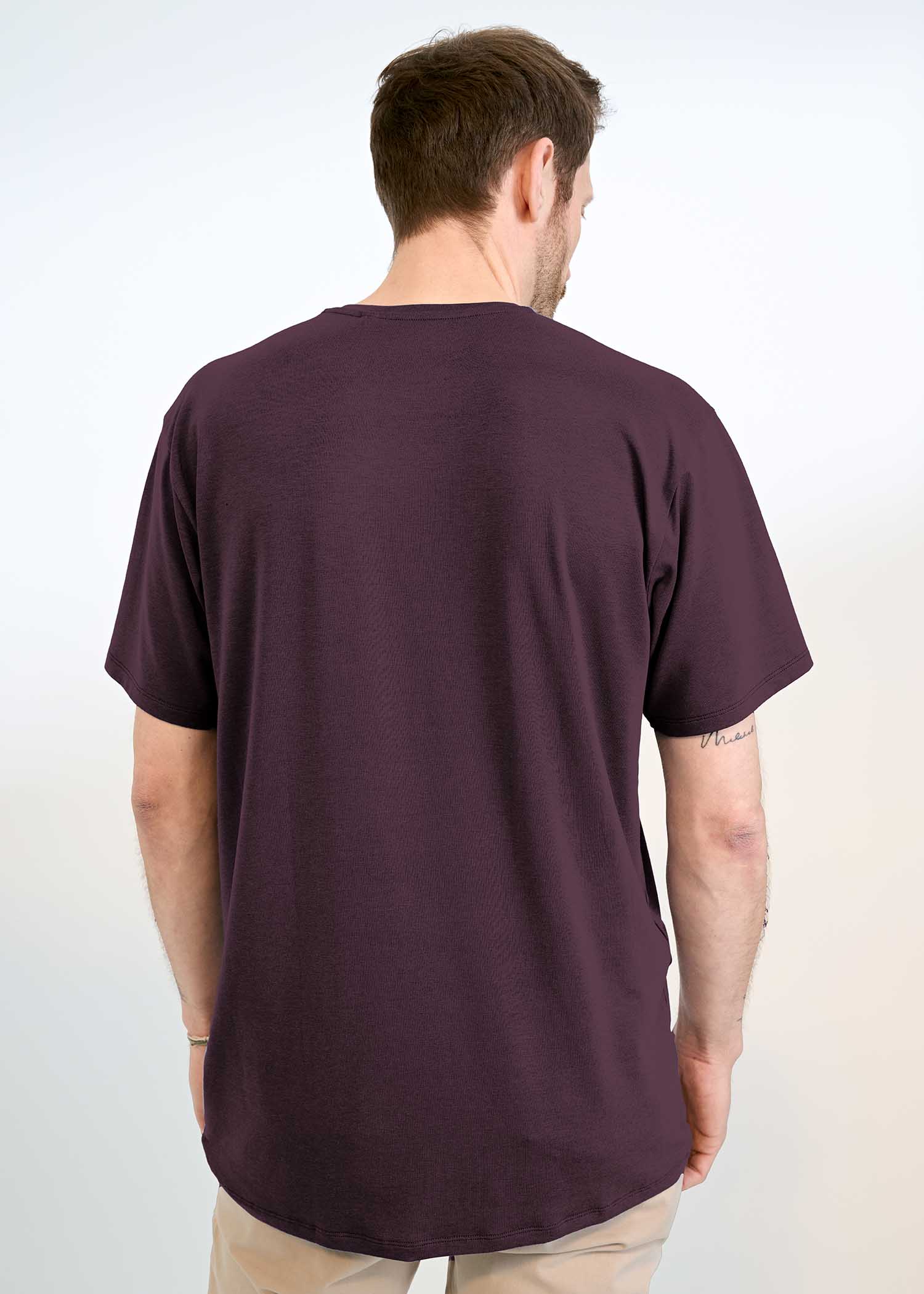 MEN'S WOODSHIRT LOOSE TIMO PLUM PERFECT