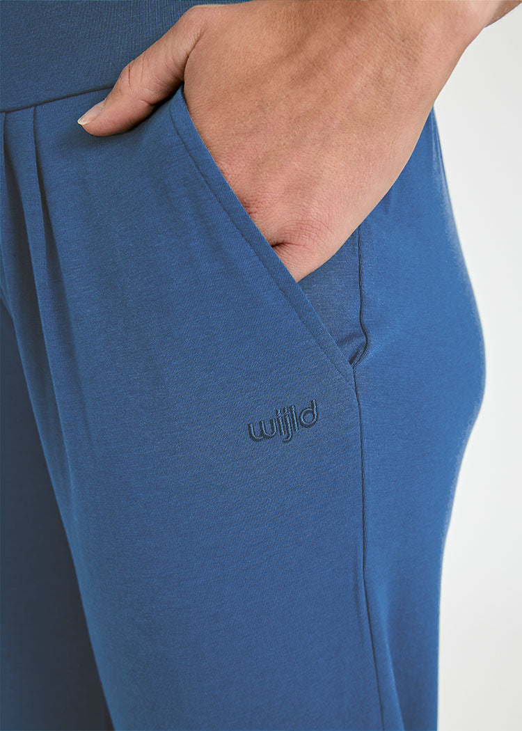 WOMEN'S YOGA PANTS AMALIE BIJOUT BLUE