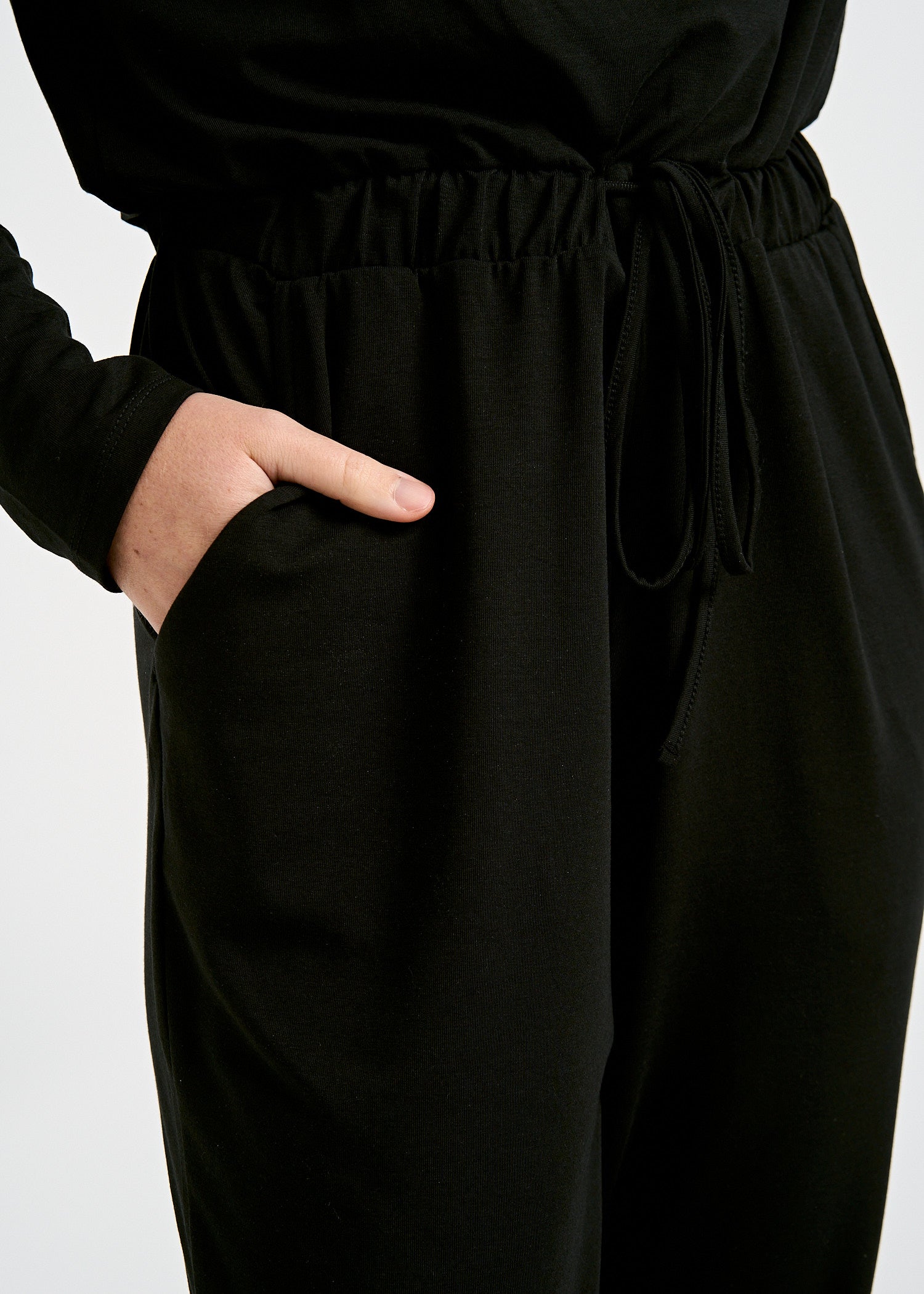 DAMEN JERSEY JUMPSUIT RUTH BLACK