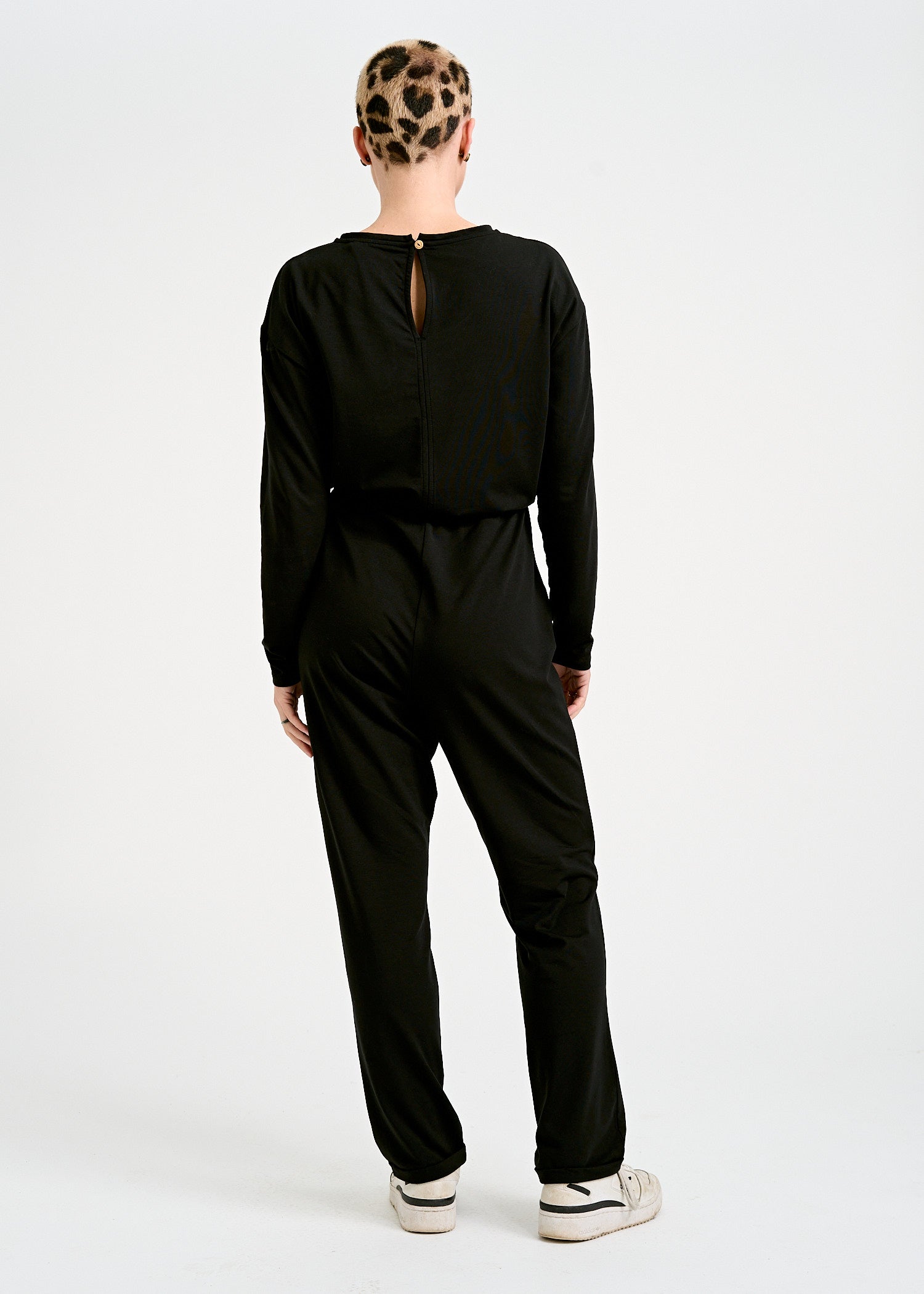 DAMEN JERSEY JUMPSUIT RUTH BLACK