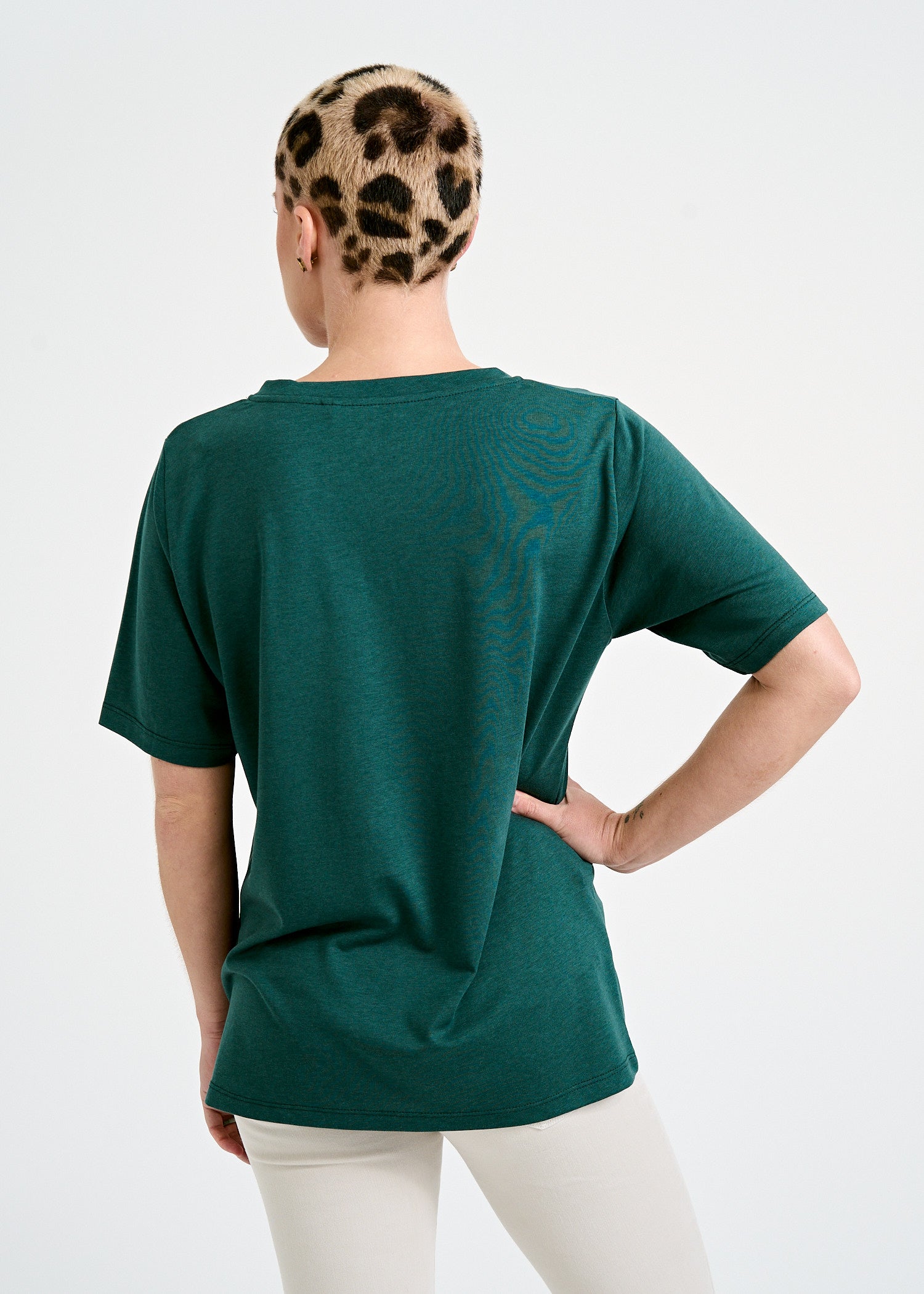 WOMEN'S WOODSHIRT LOOSE LONGER FRIDA SEA MOSS